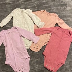 6 month long sleeve onesies